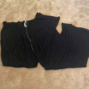 Black sleep pants